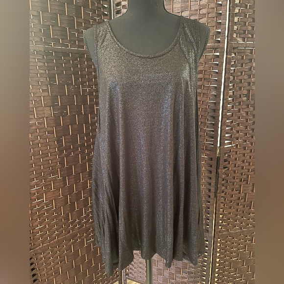 Women’s Juicy Couture Sparkly Black Tank - Size L - Picture 2 of 5